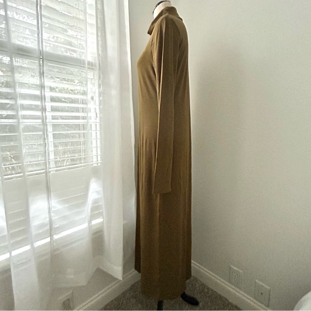 ๐(A075) NWT Free People Good Feels Mockneck MIdi in Seaweed. Size: XL - Picture 8 of 16